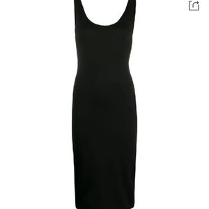 ALICE AND OLIVIA James Scoop Neck Body-con Tank Dress In Black MRSP $245.